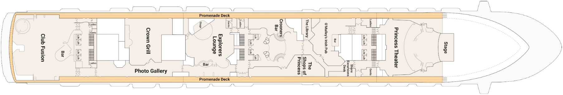 Princess Cruises Emerald Princess Deck 7 - Promenade.png